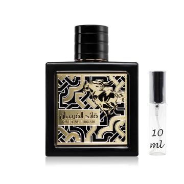 Lattafa Qaed Al Fursan férfi parfüm dekant 10 ml