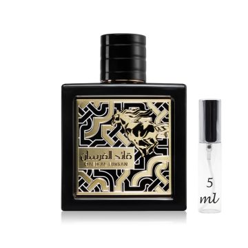Lattafa Qaed Al Fursan férfi parfüm dekant 5 ml