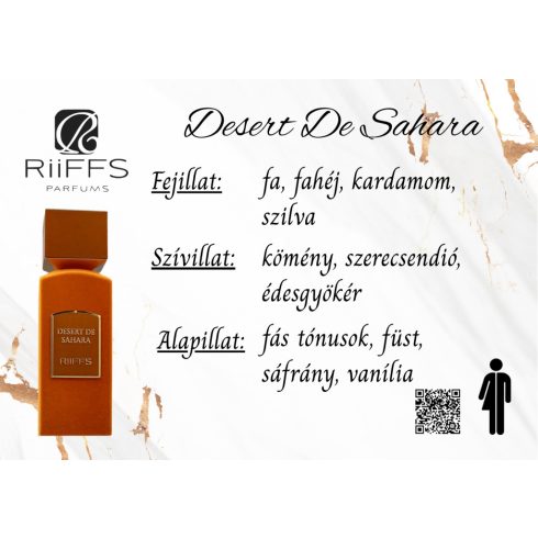 Riiffs Desert De Sahara uniszex parfüm illatjegyei