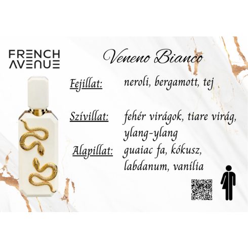 French Avenue Veneno Bianco uniszex parfüm illetjegyei