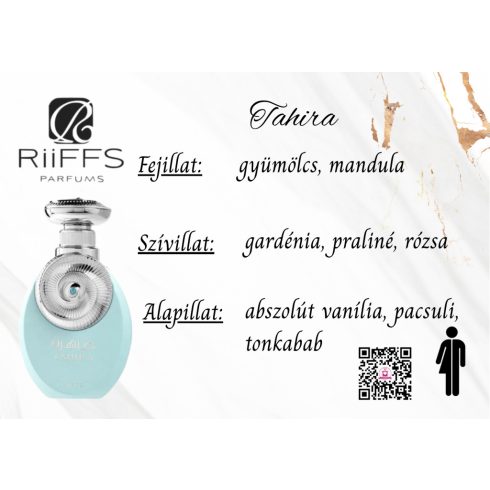 Riiffs Tahira női parfüm illatjegyei